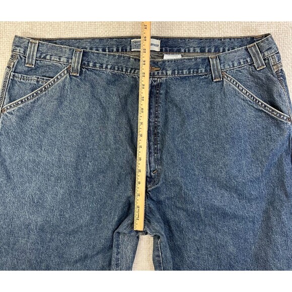 Levi's Signature Carpenter Jeans Men's 48x32 Blue Denim Utility Workwear - Picture 9 of 10
